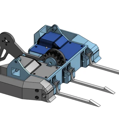 Bộ file STEP robot chiến đấu ONI 150g cho in 3D
