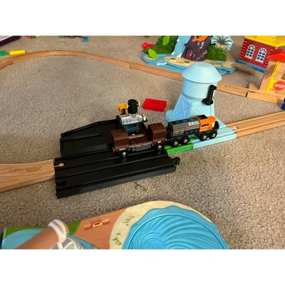 Sân ga cho tàu hỏa gỗ (Brio/Ikea/Thomas)