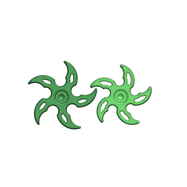 Ninja Star / Shuriken Fidget - In nguyên khối (Print-In-Place) - Image 1