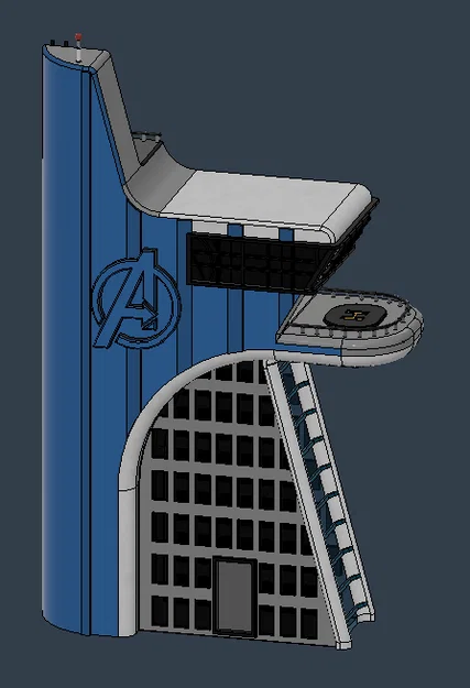 Mô hình tòa tháp Avenger Tower 3D chi tiết cho fan Marvel - Image 1