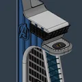 Mô hình tòa tháp Avenger Tower 3D chi tiết cho fan Marvel - Thumbnail 2