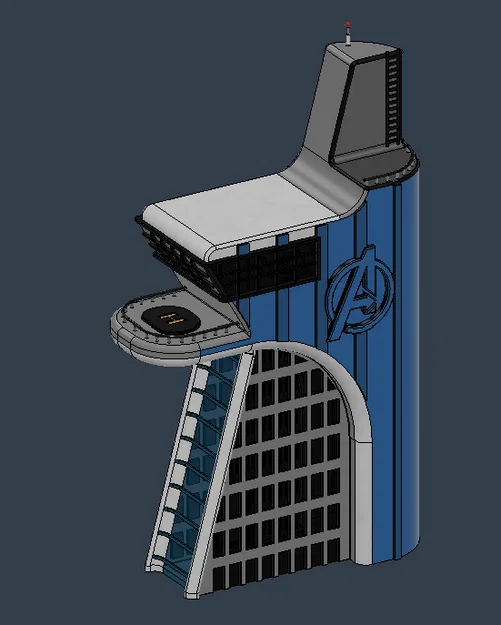 Mô hình tòa tháp Avenger Tower 3D chi tiết cho fan Marvel - Image 3