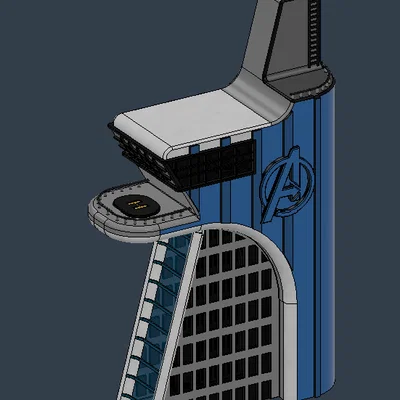 Mô hình tòa tháp Avenger Tower 3D chi tiết cho fan Marvel