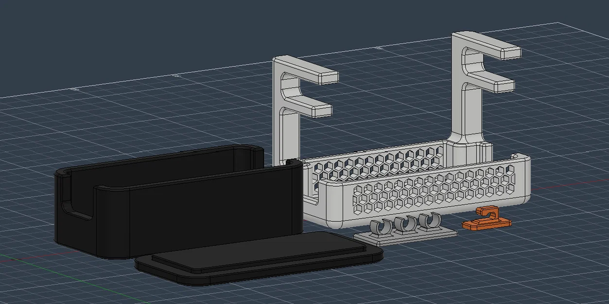 Bộ phụ kiện quản lý dây cáp (Cable Management) thông minh cho bàn làm việc - Image 2