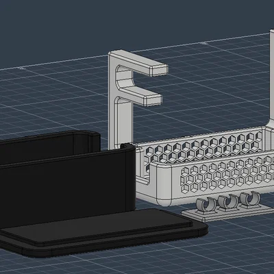 Bộ phụ kiện quản lý dây cáp (Cable Management) thông minh cho bàn làm việc
