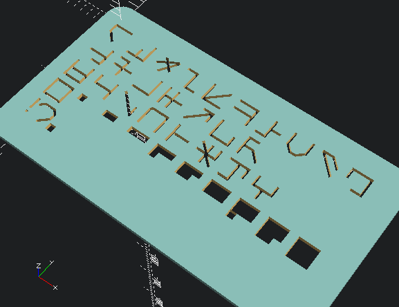 Mẫu khuôn in 3D Marain Stencil - Font chữ nghệ thuật độc đáo - Image 1