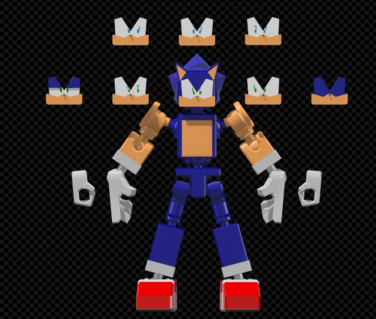 Sonic The Hedgehog x LUCKY 13 TOYS (KHÔNG PHẢI HÀNG CHÍNH CHỦ) - Image 1