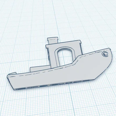 Mô hình 2D Benchy: Phiên bản tối giản cho mọi máy in 3D