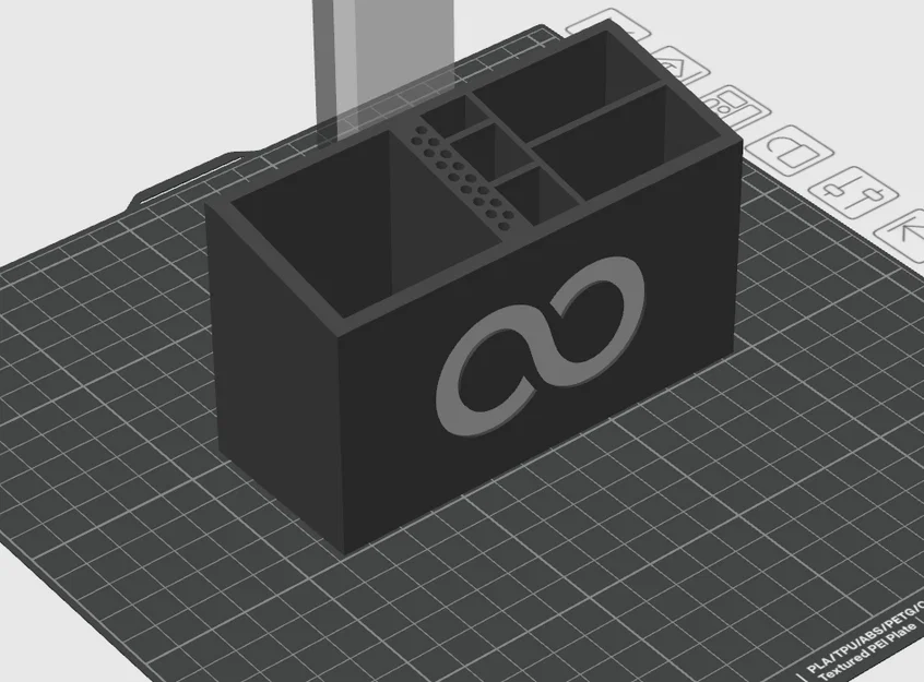 Hộp Đựng Dụng Cụ Đa Năng In 3D Có Logo Elegoo - Image 1