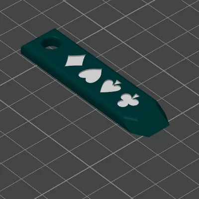 Dụng cụ cạo vé số 3D tiện lợi, nhỏ gọn làm móc khóa