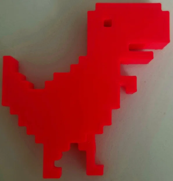 Chrome Dino BETA - Mô hình khủng long Google Offline Game chuẩn pixel, dễ in - Image 2