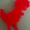 Chrome Dino BETA - Mô hình khủng long Google Offline Game chuẩn pixel, dễ in - Thumbnail 2