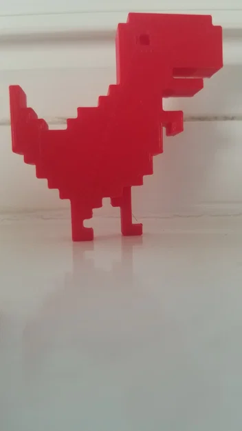 Chrome Dino BETA - Mô hình khủng long Google Offline Game chuẩn pixel, dễ in - Image 4