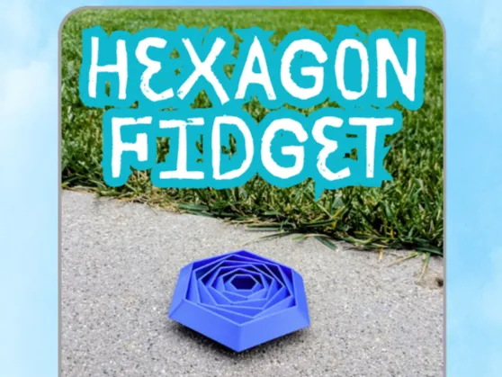 Mô hình Twisty Hexagon Fidget - Image 1