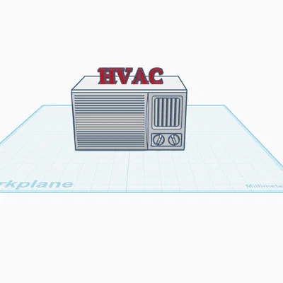 Mô hình trang trí máy điều hòa HVAC độc đáo cho người yêu kỹ thuật