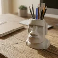 Ống cắm bút hình tượng Moai - Thumbnail 1