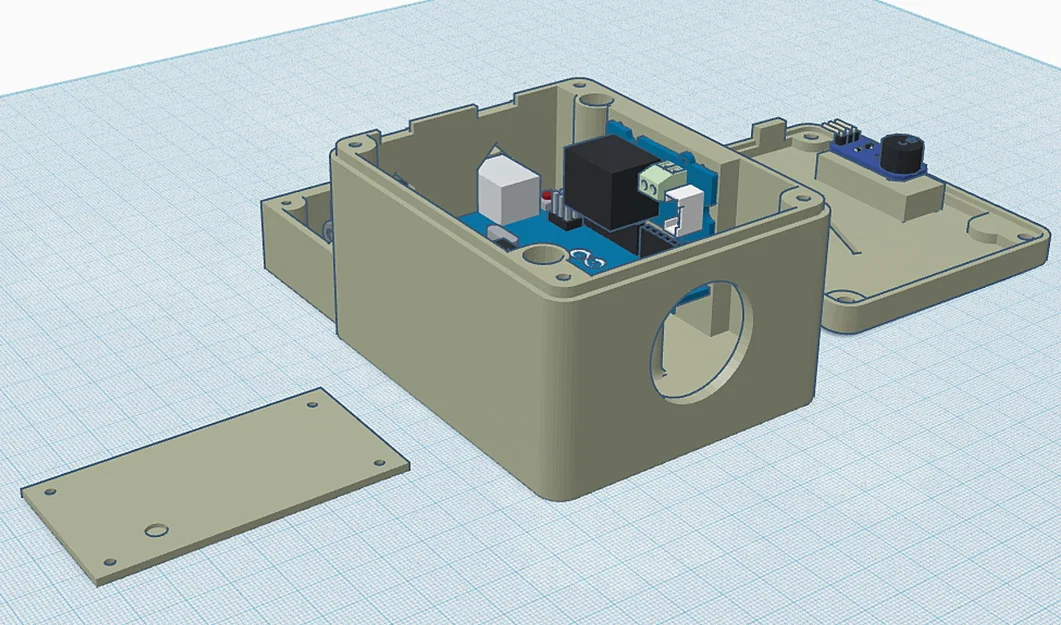 Vỏ hộp Arduino Uno + Rơ-le + Micro cho máy đo độ ồn - Image 3