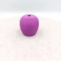 Lọ hoa mini gân sóng (Flower Stand) - Mẫu in 3D decor bàn làm việc - Thumbnail 3