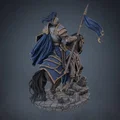 Bloodbound Realms – Human – Lionheart Cavalier (Kỵ sĩ trên ngựa chiến 3D Printable STL) - Thumbnail 3