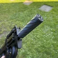 Bộ giảm thanh Airsoft 150mm thiết kế xoắn ốc, ren M14x1 - Thumbnail 6
