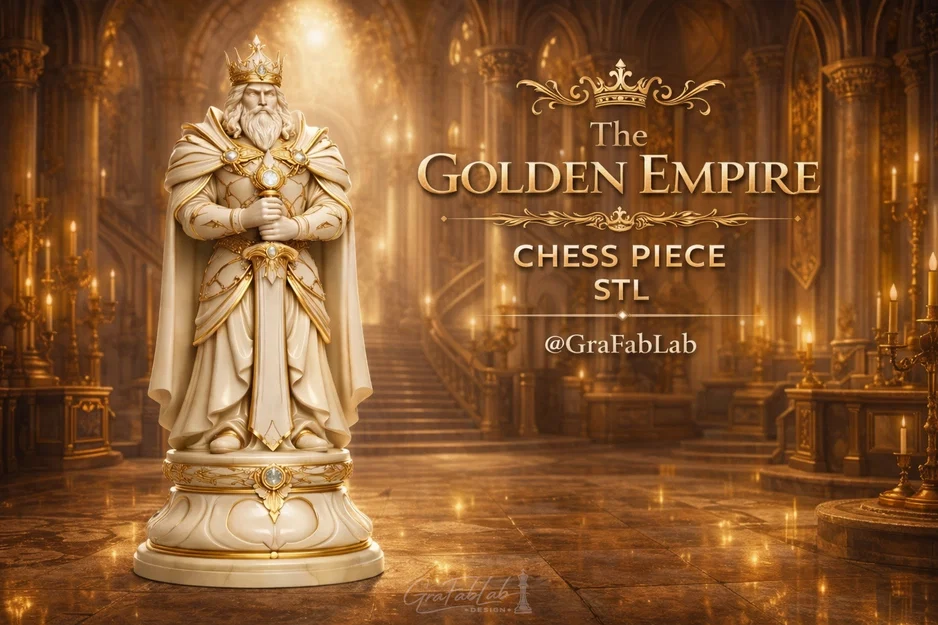 The Golden Empire "King" - Quân Vương (quân cờ vua) - Image 1