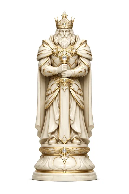 The Golden Empire "King" - Quân Vương (quân cờ vua) - Image 3