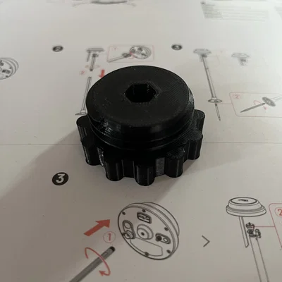 Adapter treo tường RTK antenna Mammotion Luba 2 (M42 sang M6)