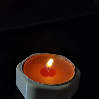 Đế nến tealight lục giác tối giản (Hexagon Tealight Holder)