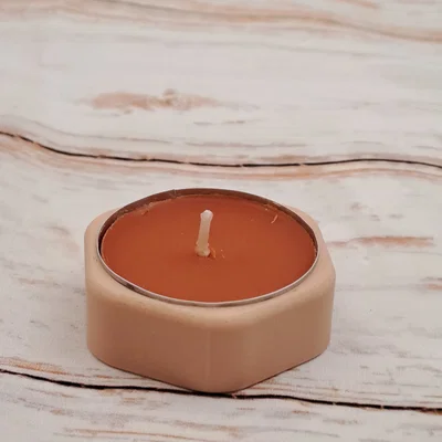 Đế nến tealight lục giác tối giản (Hexagon Tealight Holder)