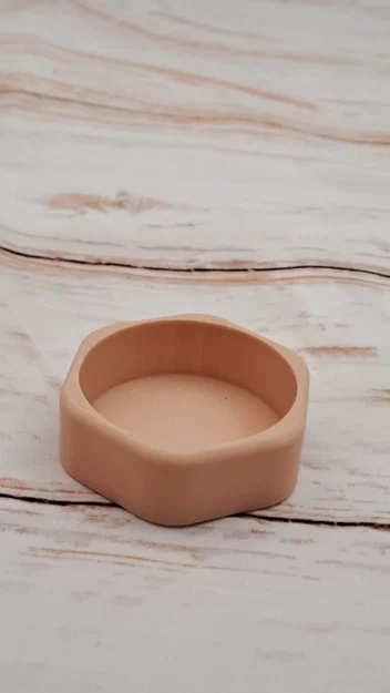 Đế nến tealight lục giác tối giản (Hexagon Tealight Holder) - Image 4