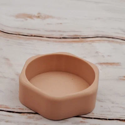 Đế nến tealight lục giác tối giản (Hexagon Tealight Holder)
