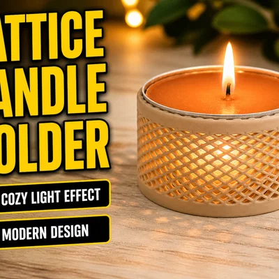 Giá đỡ nến tealight LatticeTealight Holder