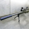 Airsoft Silencer 200mm M14x1 ren trái - Thumbnail 2