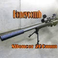 Airsoft Silencer 200mm M14x1 ren trái - Thumbnail 5
