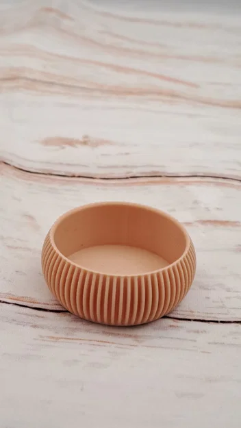 Đế nến tealight gân sọc (Ribbed Tealight Holder) - Image 2