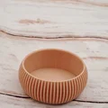 Đế nến tealight gân sọc (Ribbed Tealight Holder) - Thumbnail 2