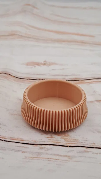 Đế nến Tealight gân dọc 2 - Image 1