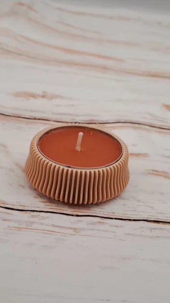 Đế nến Tealight gân dọc 2 - Image 2