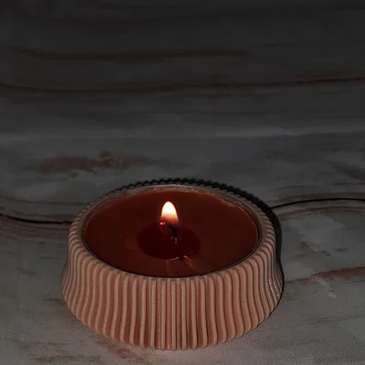 Đế nến Tealight gân dọc 2