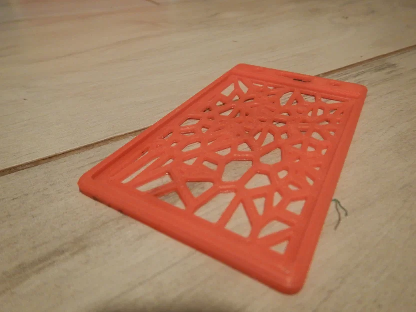 Voronoi Key Card – Giá đỡ thẻ kiểu Voronoi - Image 1