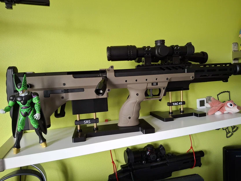 Giá đỡ trưng bày súng Airsoft Silverback SRS in 3D - Image 2