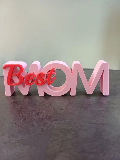 Bảng Chữ Best Mom – Quà Tặng Ngày của Mẹ Dễ Thương - Image 1