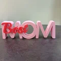 Bảng Chữ Best Mom – Quà Tặng Ngày của Mẹ Dễ Thương - Thumbnail 1
