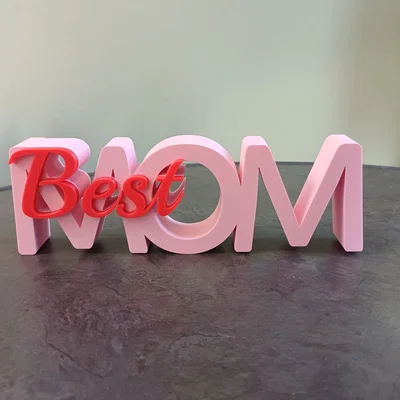 Bảng Chữ Best Mom – Quà Tặng Ngày của Mẹ Dễ Thương