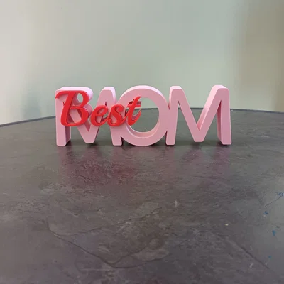 Bảng Chữ Best Mom – Quà Tặng Ngày của Mẹ Dễ Thương
