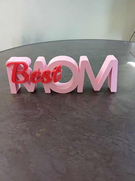 Bảng Chữ Best Mom – Quà Tặng Ngày của Mẹ Dễ Thương - Image 3