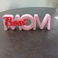 Bảng Chữ Best Mom – Quà Tặng Ngày của Mẹ Dễ Thương - Thumbnail 3