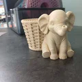 Chậu trồng cây hình voi – Giá đỡ cây dễ thương (Elephant Planter Pot) - Thumbnail 1