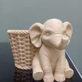 Chậu trồng cây hình voi – Giá đỡ cây dễ thương (Elephant Planter Pot) - Thumbnail 3