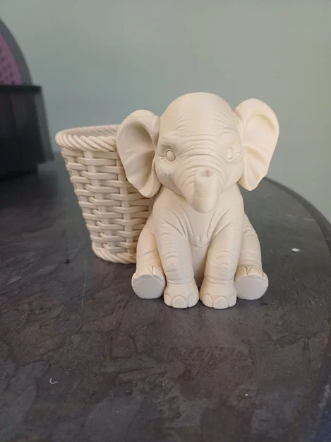 Chậu trồng cây hình voi – Giá đỡ cây dễ thương (Elephant Planter Pot) - Image 8